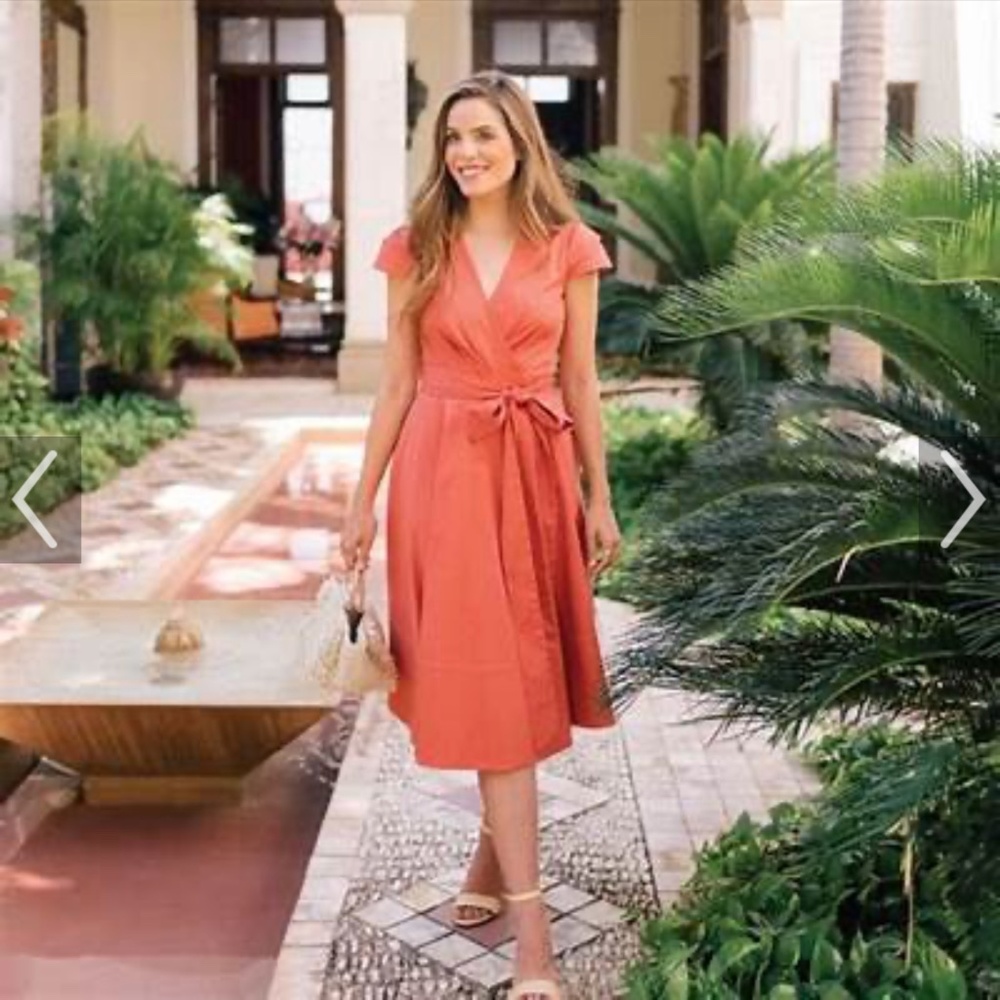 Gal meets glam Pink Addison wrap dress - Picture 2 of 6